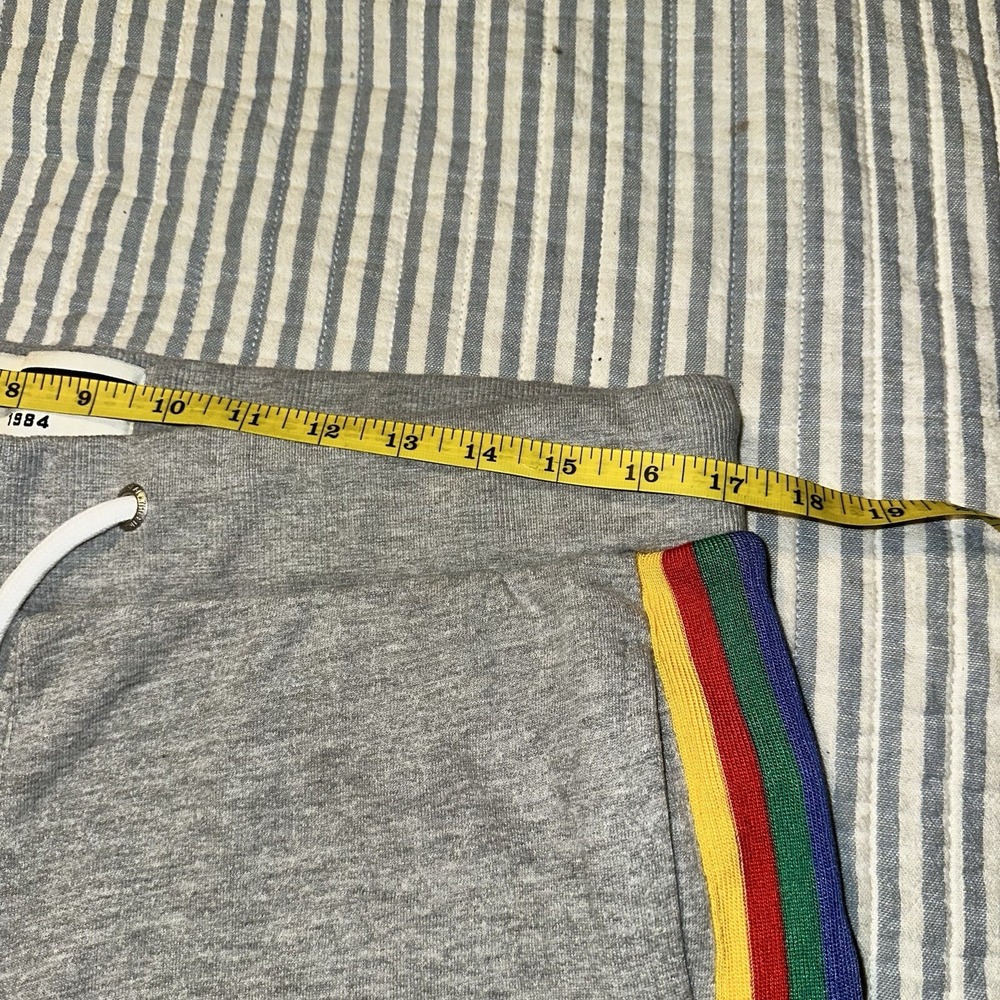 SUPERDRY CO  Rainbow Short Shorts Size 12 Gray  Carly Carnival - Picture 6 of 12